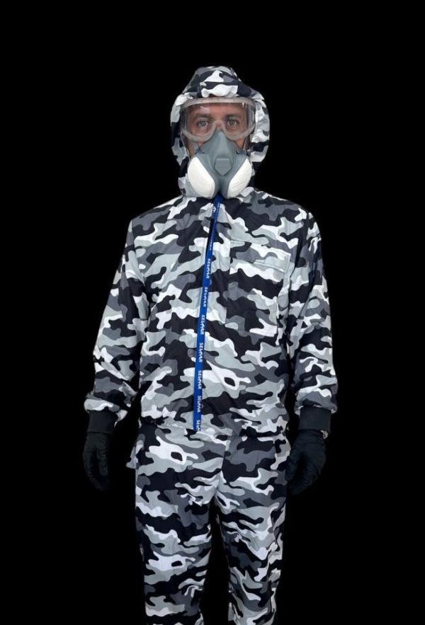 CHAQUETA PINTOR CAMUFLAJE T-XL