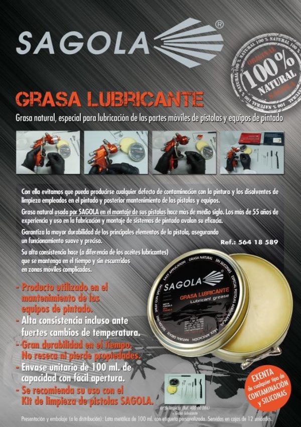 GRASA LUBRICANTE  PISTOLAS 100ML